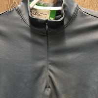 "?Sloan" LS Technical Shirt, 1/4 zip up *gc, stains, faded?discolored
