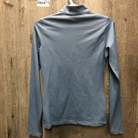 "?Sloan" LS Technical Shirt, 1/4 zip up *gc, stains, faded?discolored
