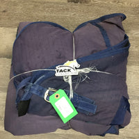 Hvy Winter Blanket, 0 legs *gc, clean, wpf, older, v. faded, repairs, snags, pills, rubs
