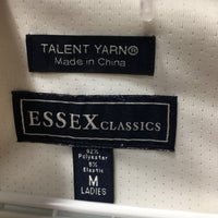 LS Sun Show Shirt, 1/3 Snap Up, snap Collar, mesh sleeves *gc, stained: cuffs & collar, snags, pits, undone seam
