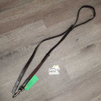 1 ONLY Leather Elastic Side Rein *vgc, clean, creases, dry, scratches
