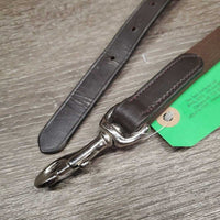 1 ONLY Leather Elastic Side Rein *vgc, clean, creases, dry, scratches
