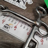 Thin Argentine Style Combo Tom Thumb Jointed Med Shank Western Bit *vgc/gc, dirt, residue, scratches
