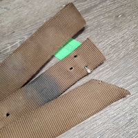 Long Nylon Latigo *gc/fair, dirty, rubs, stiff, frays, snags, stains, NO tie
