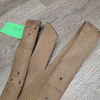 Long Nylon Latigo *gc/fair, dirty, rubs, stiff, frays, snags, stains, NO tie

