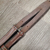 Adjustable Leather Running Martingale Attachment ONLY, buckle end *gc/vgc, mnr dirt?dust, creases
