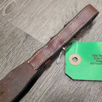 Adjustable Leather Running Martingale Attachment ONLY, buckle end *gc/vgc, mnr dirt?dust, creases
