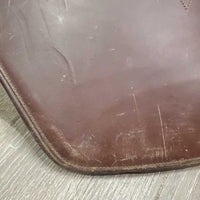 Large Belly Girth, 2x els, D Ring, Strap *gc, scrapes, faded & rubs, older, clean & mnr dirt, hairy seams
