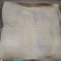 Fleece Bottom Navajo Western Pad *gc, v. rubbed, clumpy, mnr hair, faded, pills, snags, bare spots, undone stitch, threads