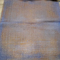 Wool Western Saddle Blanket *gc, v. hairy, pilly, loose seams, dirty, pulls, snags, rubs