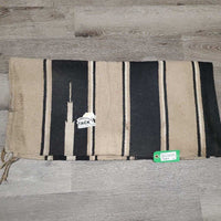 Thin Wool Western Saddle Blanket *gc, v. dirty, stiff, hairy, stains, rubs, mnr pills
