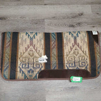 Thin Wool Bottom Western Saddle Pad *vgc, older? mnr rubs, dirt, hair, snags
