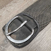 Neoprene Covered Nylon Web Cinch, 2x D Rings *gc/fair, clean, faded, v.peeled neoprene
