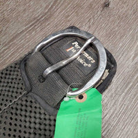 Neoprene Covered Nylon Web Cinch, 2x D Rings *gc/fair, clean, faded, v.peeled neoprene
