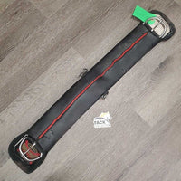 Thick Soft Neoprene Cinch, 2x D Rings *gc/fair, clean & residue, chipped & rips, older, stains, faded
