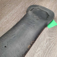 Thick Soft Neoprene Cinch, 2x D Rings *gc/fair, clean & residue, chipped & rips, older, stains, faded
