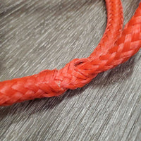 Round Hollow Nylon Rope Halter *xc, clean?stains, older?
