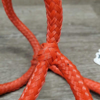 Round Hollow Nylon Rope Halter *xc, clean?stains, older?
