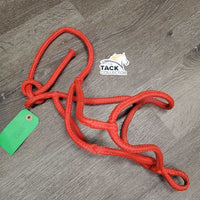 Round Hollow Nylon Rope Halter *xc, clean?stains, older?
