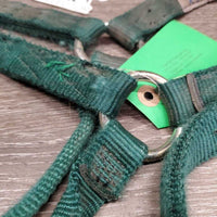 Thick Nylon Halter *gc/fair, dirt, v.rubbed, v.scraped & frayed, stains, faded
