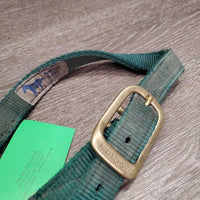 Thick Nylon Halter *gc/fair, dirt, v.rubbed, v.scraped & frayed, stains, faded
