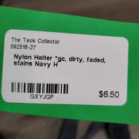 Nylon Halter *gc, dirty, faded, stains
