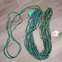 Thick Hvy Nylon String Hay Net *gc/fair, stains, frays, dirty, older, broken & chewed strings, rusty
