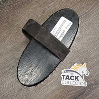 Short Bristle Dandy Brush, handle *gc, hairy, dirt?dusty, bent bristles
