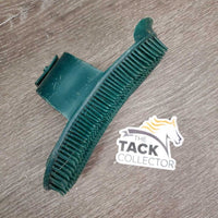 Plastic Curry, handle *gc, dirty, scrapes, scratches, sticker residue, hair, bent bristles
