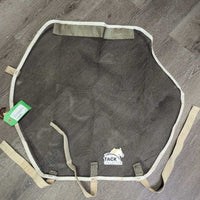 VINTAGE Mesh Fly Neck ONLY *fair, holes, dirt, unstitched velcro, repairs?
