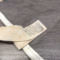 VINTAGE Mesh Fly Neck ONLY *fair, holes, dirt, unstitched velcro, repairs?
