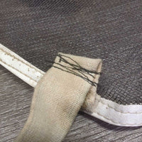 VINTAGE Mesh Fly Neck ONLY *fair, holes, dirt, unstitched velcro, repairs?
