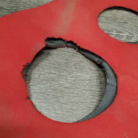 Full Face & Neck Sweat Cover, velcro *gc/fair, dirty, stains, edge rubs & frays
