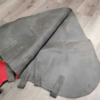 Full Face & Neck Sweat Cover, velcro *gc/fair, dirty, stains, edge rubs & frays
