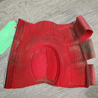 Neoprene Skid Boots, velcro *gc/fair, threads, stains, mnr rubs, older, cracking edges
