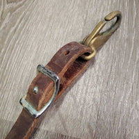 Western Neck Strap Only, snap *gc, dirt, rust, dry, stiff, NO Martingale
