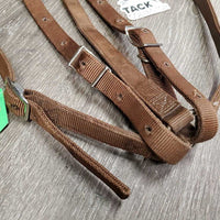 Western Nylon Running Martingale *gc, older, dirty, hole & edge rubs/frays
