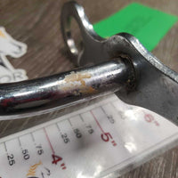 *NOT for actual USE *Light Western Curb Bit *gc, clean, V.BENT, residue, mnr film & stains
