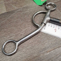 LS Double Jointed Sweet Iron Western Bit, Center Ring *gc, dirty, rusty, scrapes
