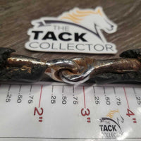 Thick Rubber Loose Ring Snaffle Bit *fair/poor, rusty, dirty, v.chewed, missing chunks
