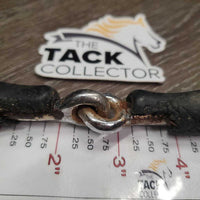 Thick Rubber Loose Ring Snaffle Bit *fair/poor, rusty, dirty, v.chewed, missing chunks

