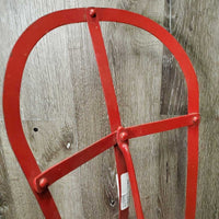 Wall Mount Hvy ?Cast Metal Saddle Rack *gc, scratches, rubs, peeled, older