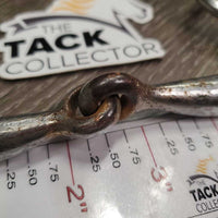 SS Thick Tom Thumb Bit *fair, rusty, pitted, chips, rubs & scrapes, older
