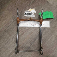 LS Jointed Copper Western Bit *gc, clean, stains, chews, scratches, discolored
