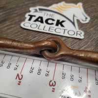 LS Jointed Copper Western Bit *gc, clean, stains, chews, scratches, discolored
