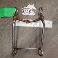 LS Jointed Copper Western Bit *gc, clean, stains, chews, scratches, discolored
