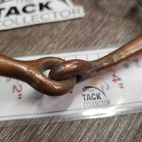 LS Jointed Copper Western Bit *gc, clean, stains, chews, scratches, discolored
