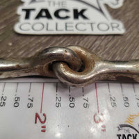 Thin Western Loose Ring Bit *fair, rust, peeled, scuffs, older
