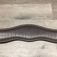 Padded Anatomical Girth, 2x els, 3x D rings *vgc, clean, mnr stains, rubs & film/residue