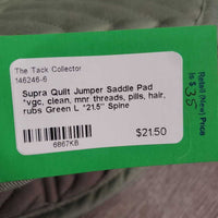 Quilt Jumper Saddle Pad *vgc, clean, mnr threads, pills, hair, rubs
